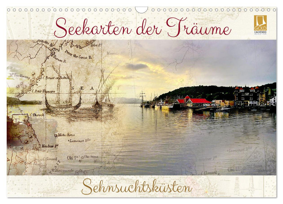 Seekarten der Träume (CALVENDO Wandkalender 2025)