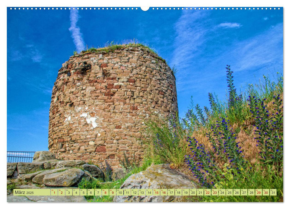 Die Harzer Burgruine Regenstein – Sowie die Sandhöhlen im Heers bei Blankenburg (CALVENDO Wandkalender 2025)