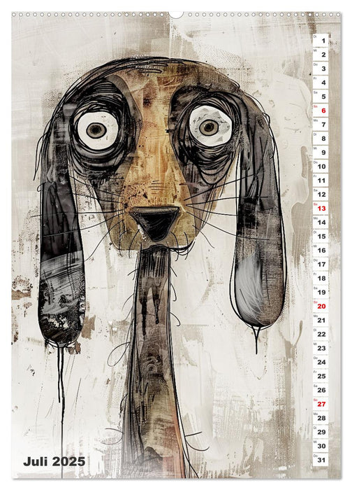 Hund mit Pfiff (CALVENDO Premium Wandkalender 2025)