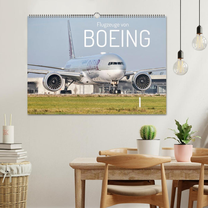 Flugzeuge von Boeing (CALVENDO Wandkalender 2025)