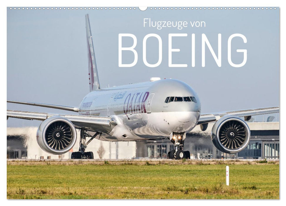 Flugzeuge von Boeing (CALVENDO Wandkalender 2025)