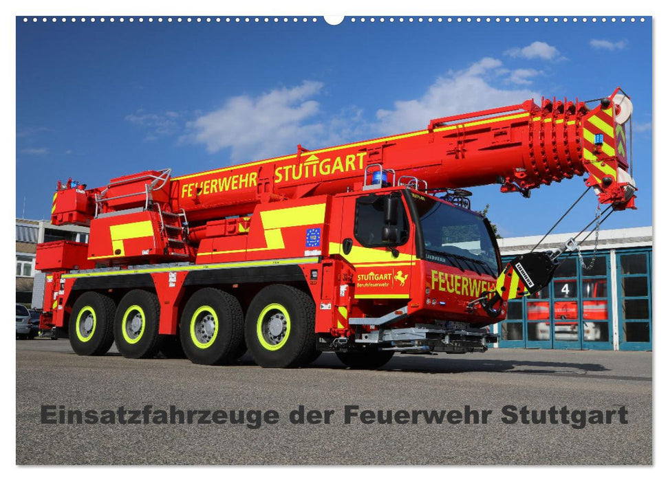 Einsatzfahrzeuge der Feuerwehr Stuttgart (CALVENDO Wandkalender 2025)