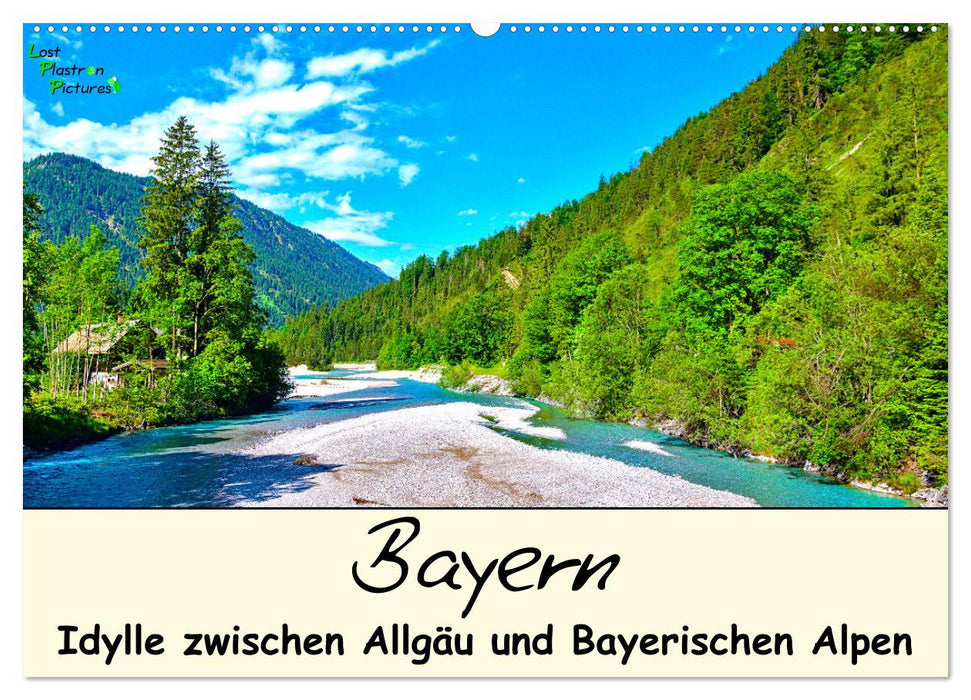 Bayern - Idylle zwischen Allgäu und Bayerischen Alpen (CALVENDO Wandkalender 2025)