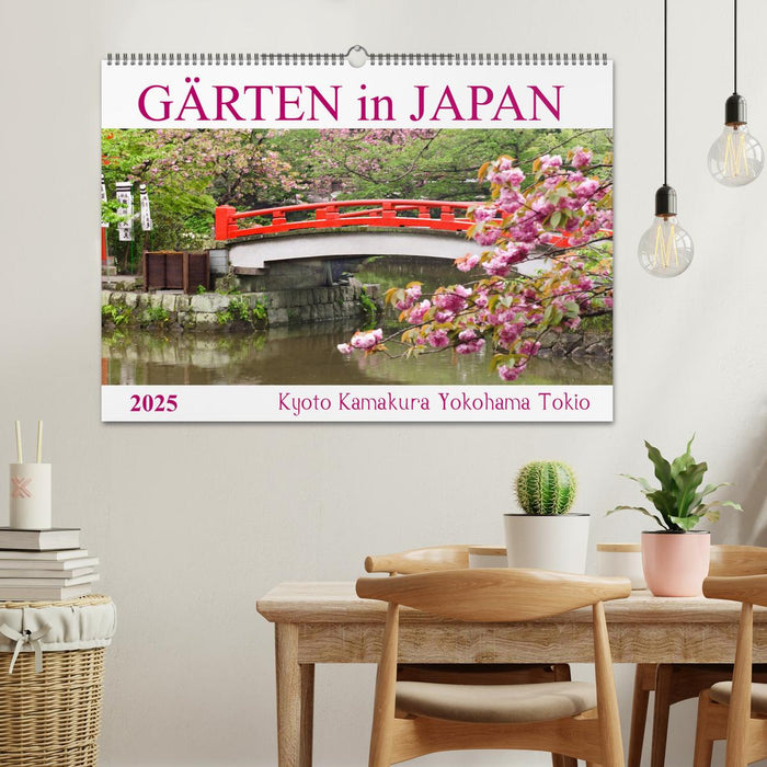 Gärten in Japan (CALVENDO Wandkalender 2025)