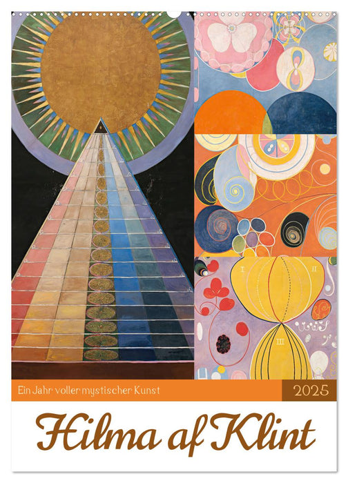 Hilma af Klint - Ein Jahr voller mystischer Kunst (CALVENDO Wandkalender 2025)