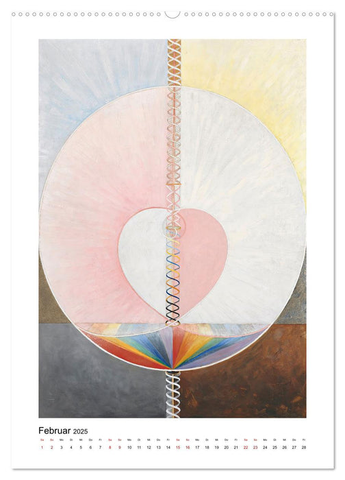 Hilma af Klint - Ein Jahr voller mystischer Kunst (CALVENDO Wandkalender 2025)