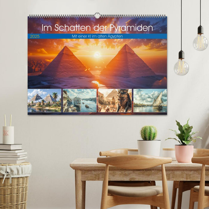 Im Schatten der Pyramidern (CALVENDO Wandkalender 2025)