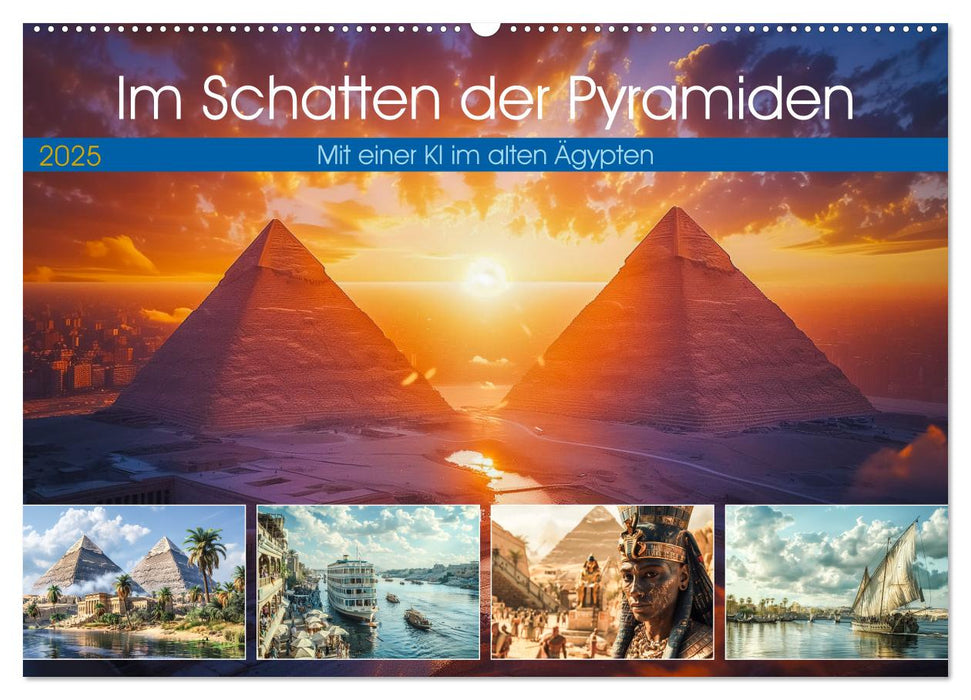 Im Schatten der Pyramiden (CALVENDO Wandkalender 2025)