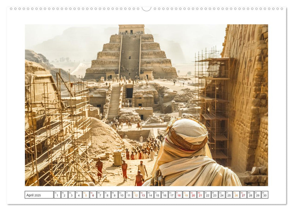 Im Schatten der Pyramidern (CALVENDO Wandkalender 2025)