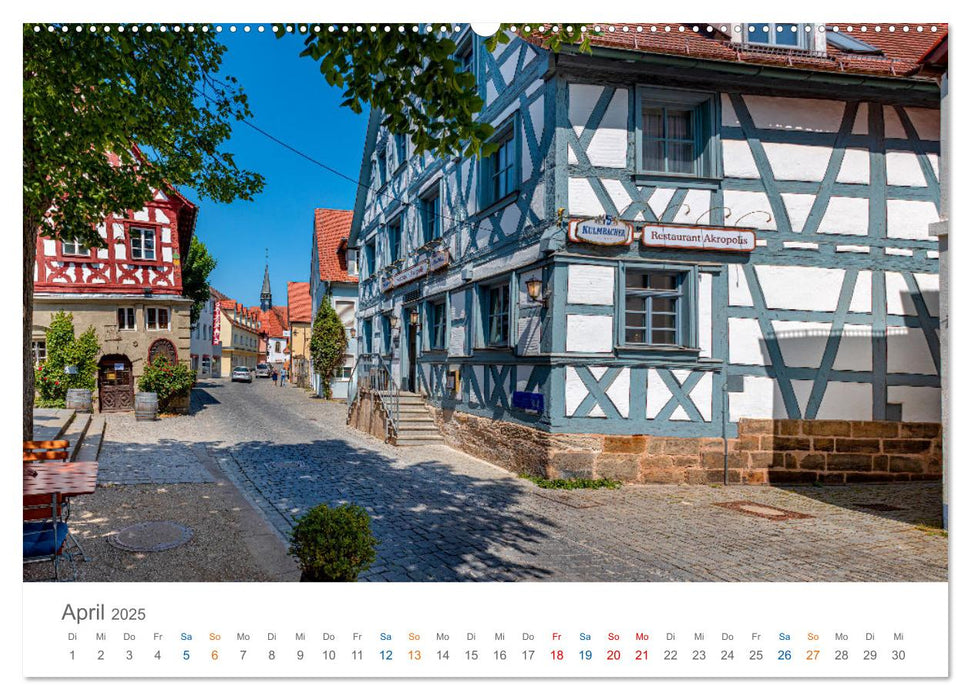 Oberfranken - Bayerns Norden (CALVENDO Wandkalender 2025)