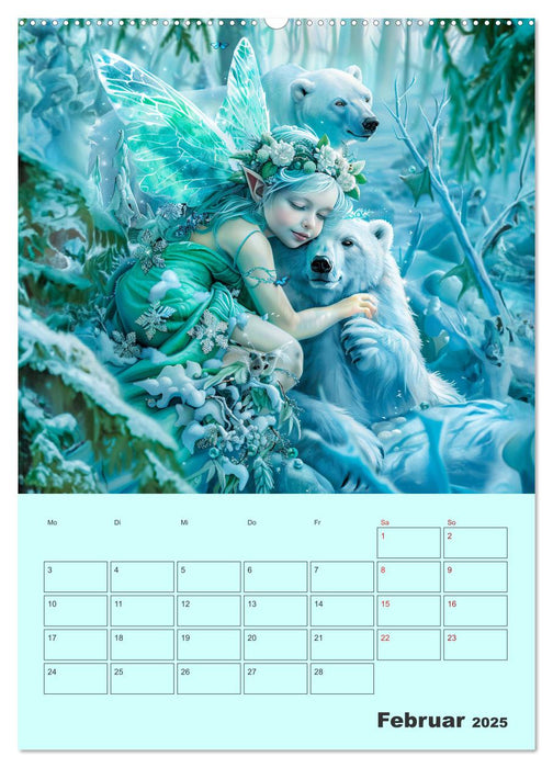 Elfenkinder der Natur - Niedlicher Termin-Planer für das Jahr (CALVENDO Wandkalender 2025)