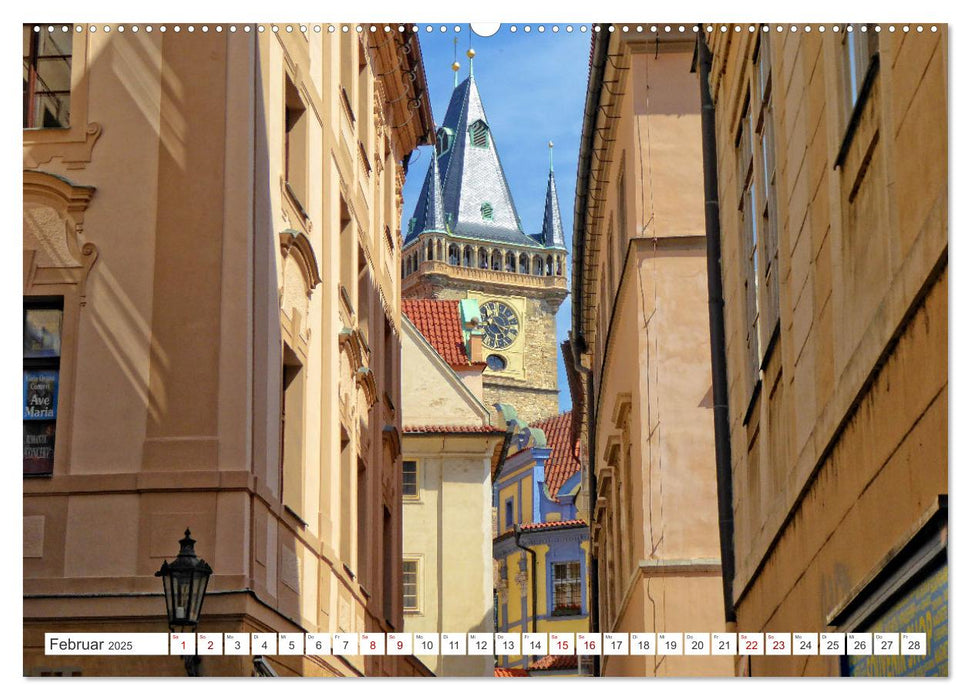 Prag – Ein perfekter Sommertag in der Goldenen Stadt (CALVENDO Premium Wandkalender 2025)