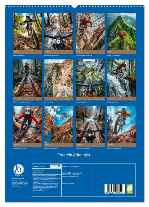 Freeride Adrenalin (CALVENDO Premium Wandkalender 2025)