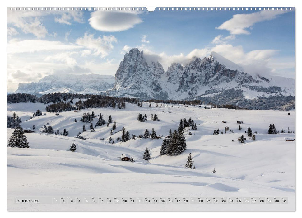 Faszination Dolomiten (CALVENDO Premium Wandkalender 2025)