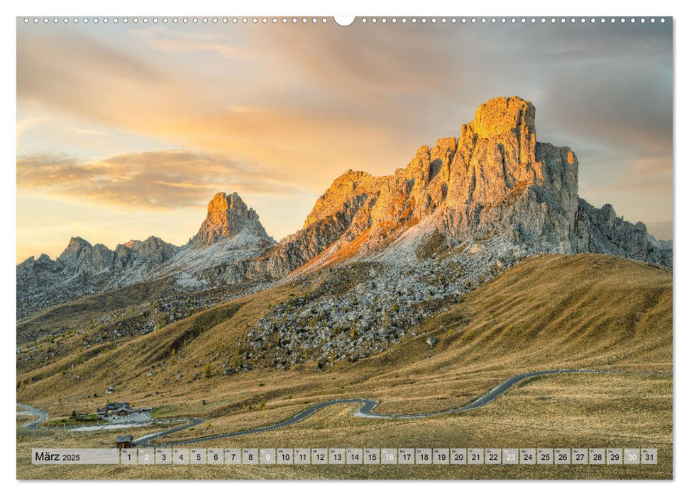 Faszination Dolomiten (CALVENDO Premium Wandkalender 2025)