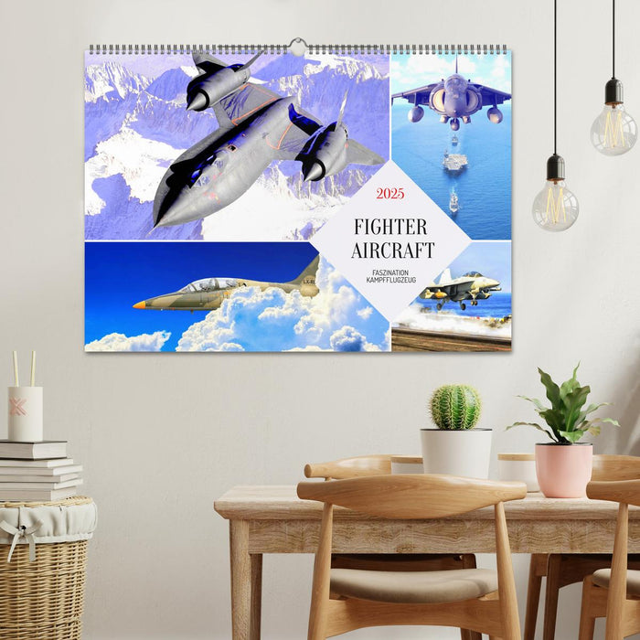 Fighter aircraft. Faszination Kampfflugzeug (CALVENDO Wandkalender 2025)