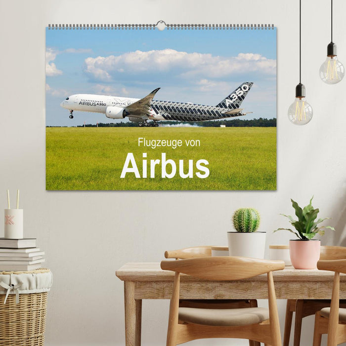 Flugzeuge von Airbus (CALVENDO Wandkalender 2025)