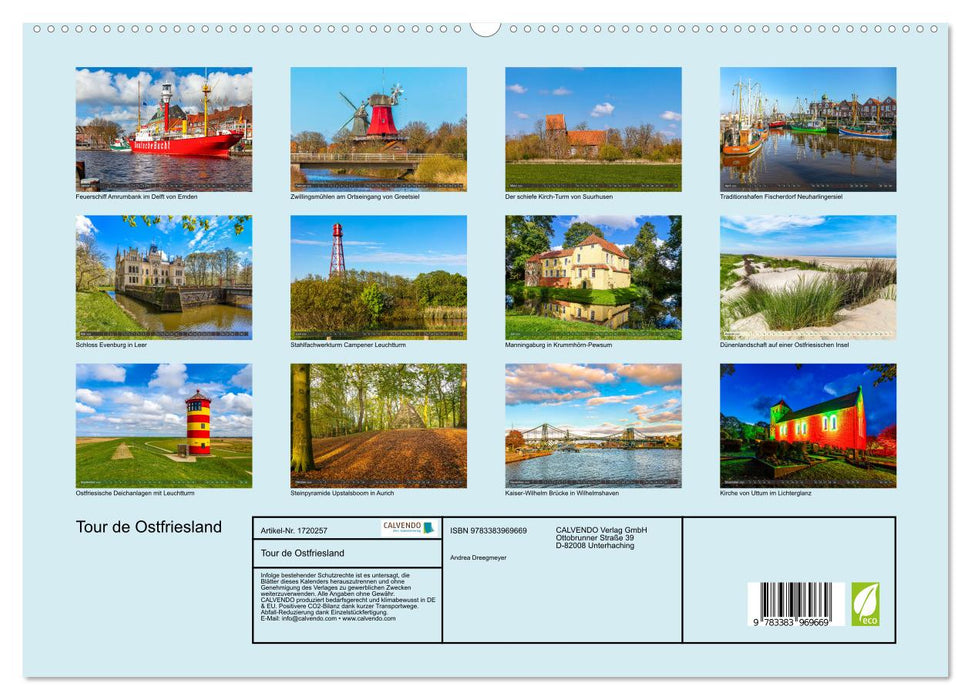 Tour de Ostfriesland (CALVENDO Premium Wandkalender 2025)