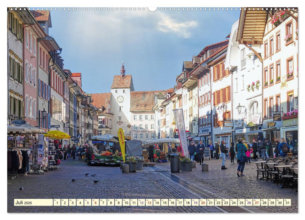 Waldshut - liebenswertes Städtle am Hochrhein (CALVENDO Premium Wandkalender 2025)