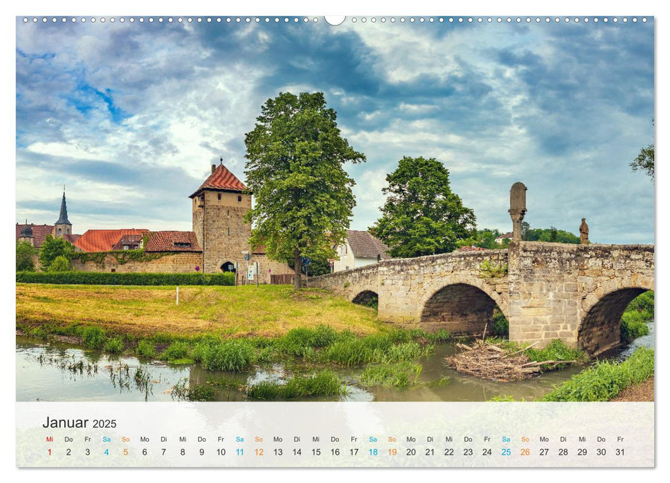 Seßlach - Kleinod des Coburger Landes (CALVENDO Premium Wandkalender 2025)