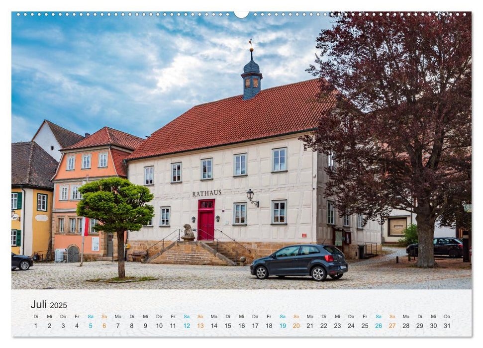 Seßlach - Kleinod des Coburger Landes (CALVENDO Premium Wandkalender 2025)