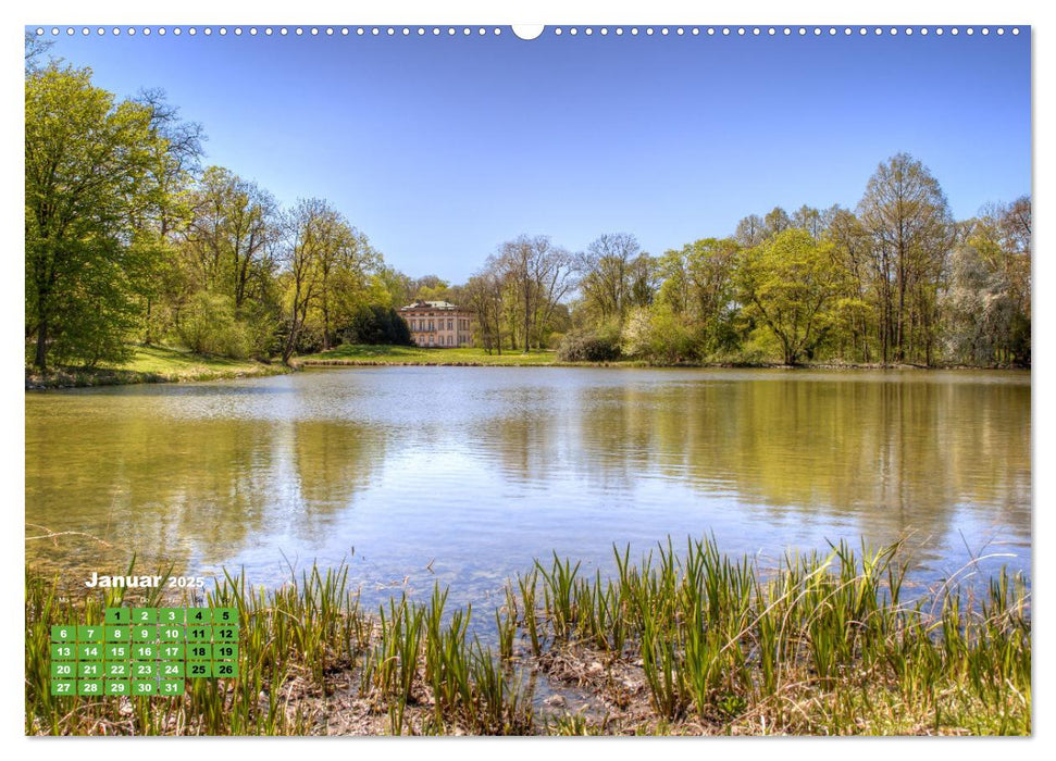 Park Schönbusch Aschaffenburg (CALVENDO Premium Wandkalender 2025)