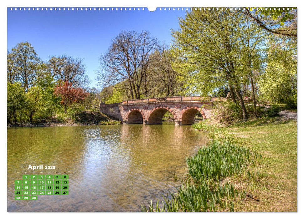 Park Schönbusch Aschaffenburg (CALVENDO Premium Wandkalender 2025)