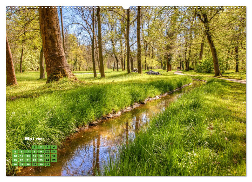 Park Schönbusch Aschaffenburg (CALVENDO Premium Wandkalender 2025)