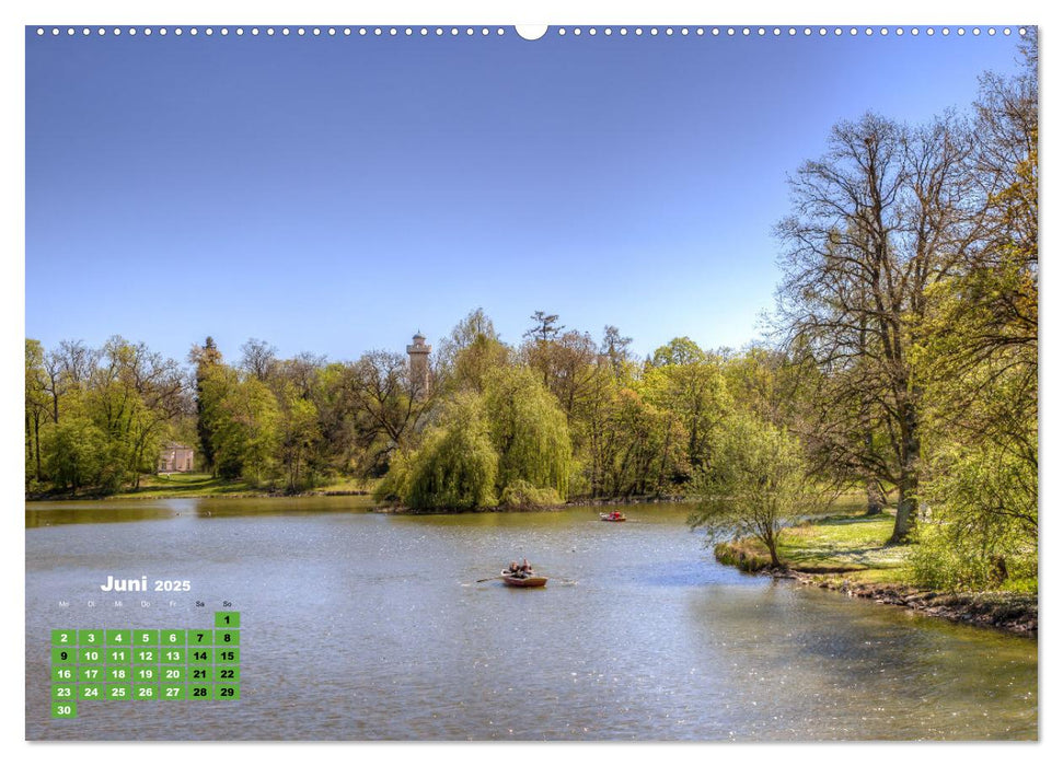 Park Schönbusch Aschaffenburg (CALVENDO Premium Wandkalender 2025)