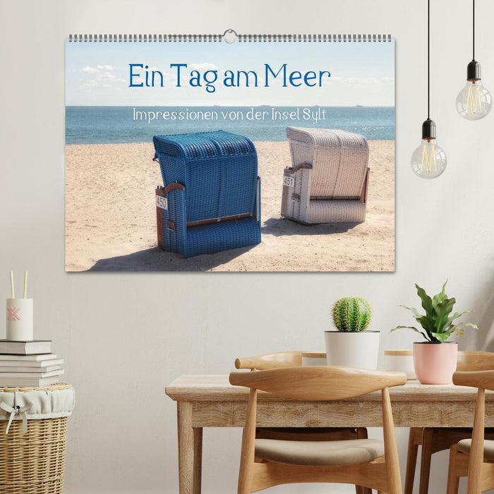 Ein Tag am Meer - Impressionen von der Insel Sylt (CALVENDO Wandkalender 2025)