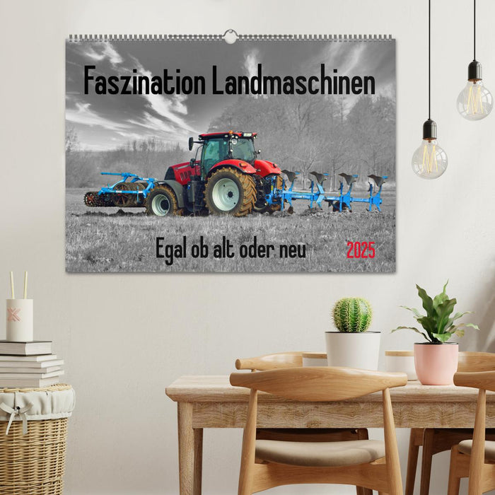 Faszination Landmaschinen - Egal ob alt oder neu (CALVENDO Wandkalender 2025)