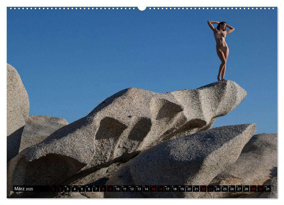 Sardinien - Landschaftsaktbilder am Meer (CALVENDO Premium Wandkalender 2025)