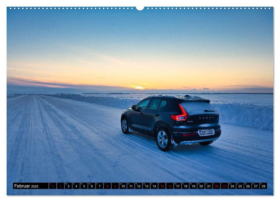 Lulea - Wintertraum in Schwedisch Lappland (CALVENDO Premium Wandkalender 2025)