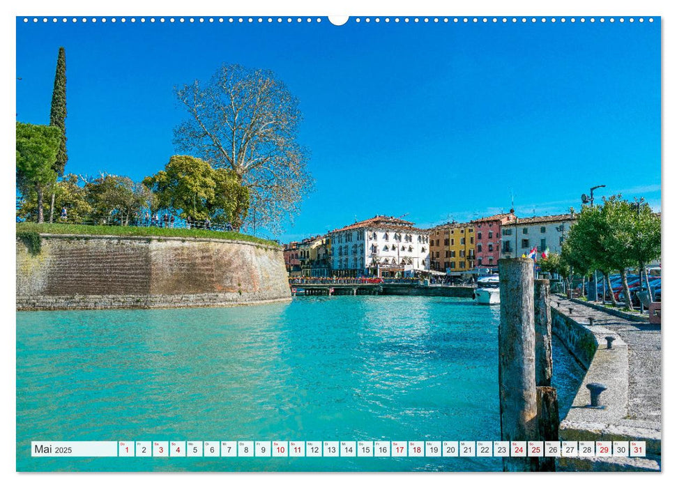 Traumziel am Gardasee. Peschiera del Garda (CALVENDO Premium Wandkalender 2025)