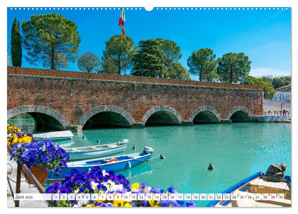 Traumziel am Gardasee. Peschiera del Garda (CALVENDO Premium Wandkalender 2025)