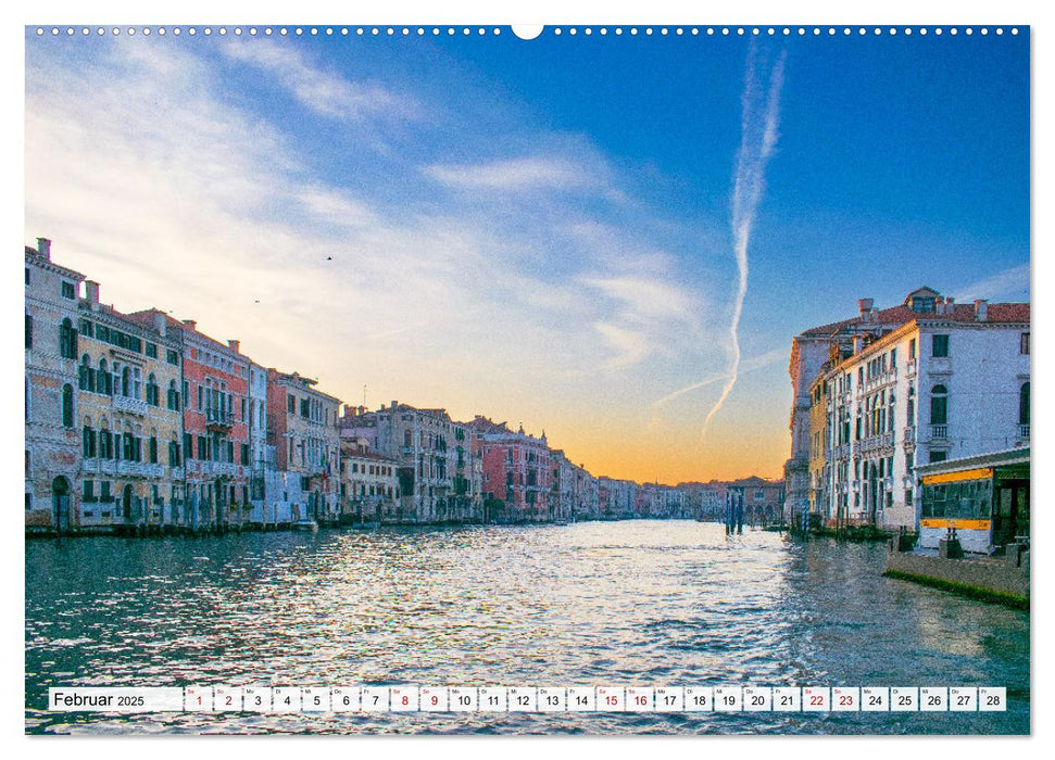 Venedig. Lagunenstadt in Italien (CALVENDO Premium Wandkalender 2025)