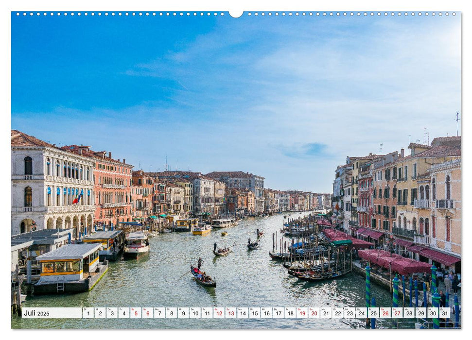 Venedig. Lagunenstadt in Italien (CALVENDO Premium Wandkalender 2025)