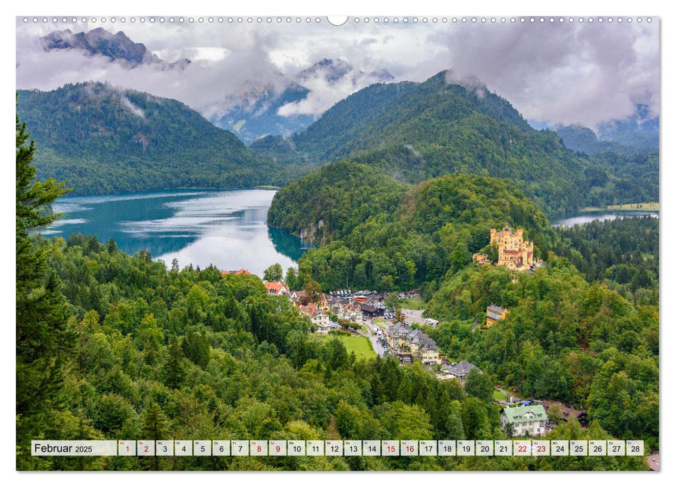 Bayerische Seenlandschaften - Natur im Einklang mit Freizeit und Kultur (CALVENDO Premium Wandkalender 2025)