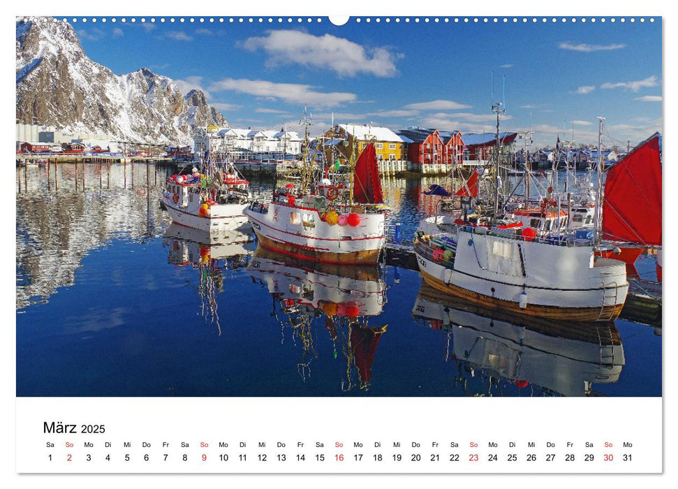 Nordische Momente (CALVENDO Premium Wandkalender 2025)