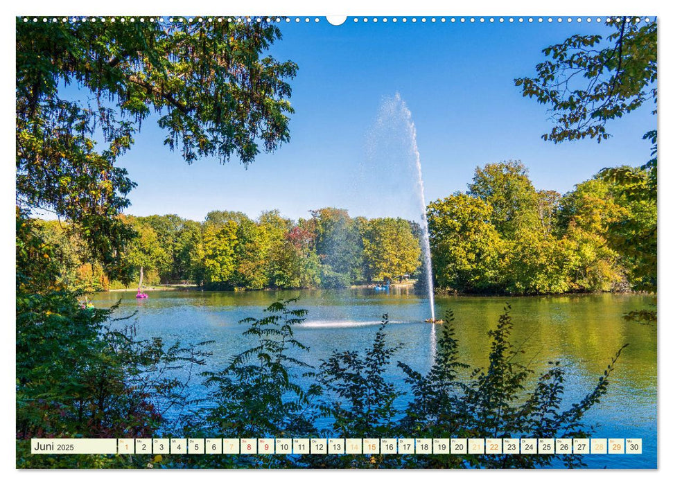 Parks und Gärten in Köln (CALVENDO Premium Wandkalender 2025)