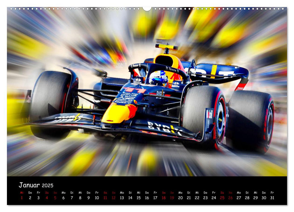 Formel 1 - Benzin im Blut (CALVENDO Premium Wandkalender 2025)