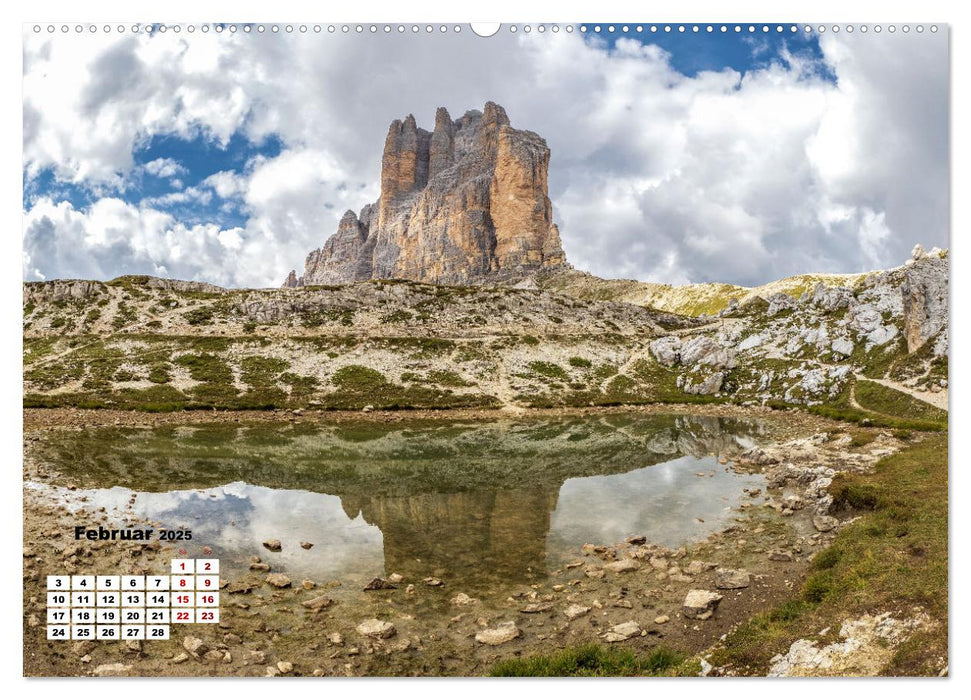 Berggipfel der Dolomiten (CALVENDO Premium Wandkalender 2025)