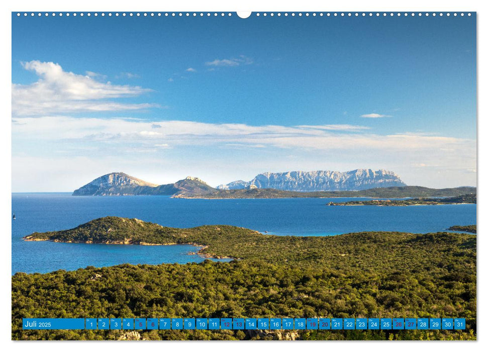 Sardinien mit Korsika (CALVENDO Premium Wandkalender 2025)