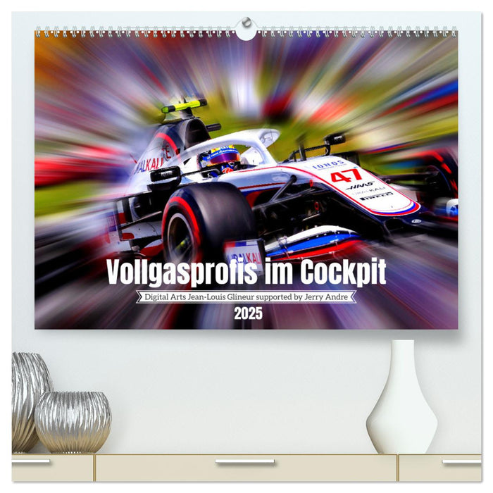 Vollgasprofis im Cockpit (CALVENDO Premium Wandkalender 2025)