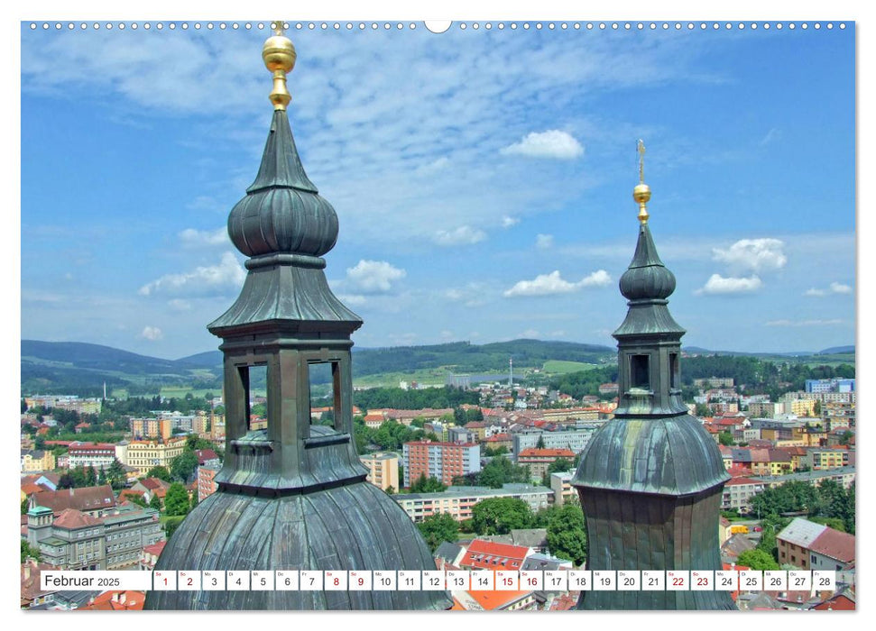 Visit Pilsen & Klatovy - Zwei böhmische Städte - Ein perfekter Urlaubstag (CALVENDO Premium Wandkalender 2025)