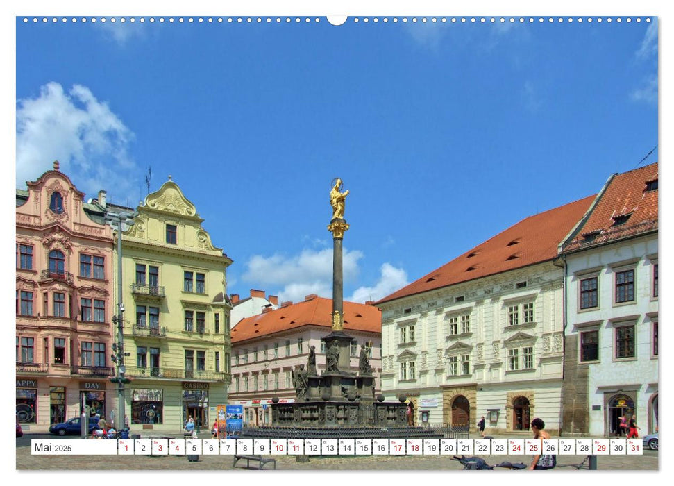 Visit Pilsen & Klatovy - Zwei böhmische Städte - Ein perfekter Urlaubstag (CALVENDO Premium Wandkalender 2025)