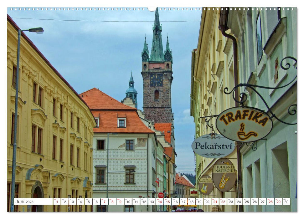 Visit Pilsen & Klatovy - Zwei böhmische Städte - Ein perfekter Urlaubstag (CALVENDO Premium Wandkalender 2025)