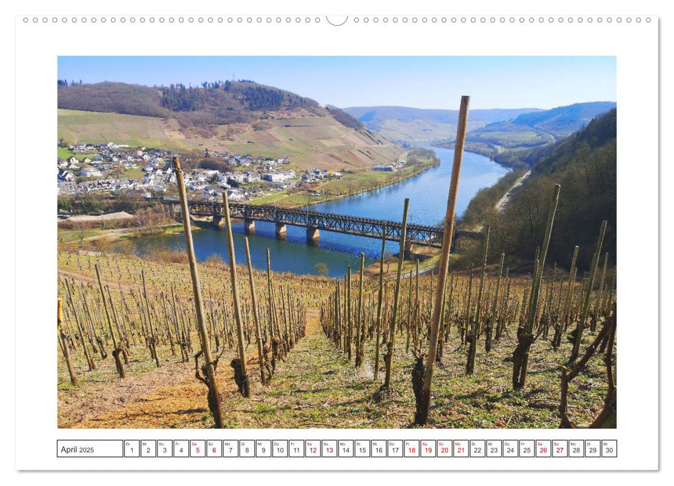 Die Mosel erwacht aus Ihrem Winterschlaf (CALVENDO Premium Wandkalender 2025)