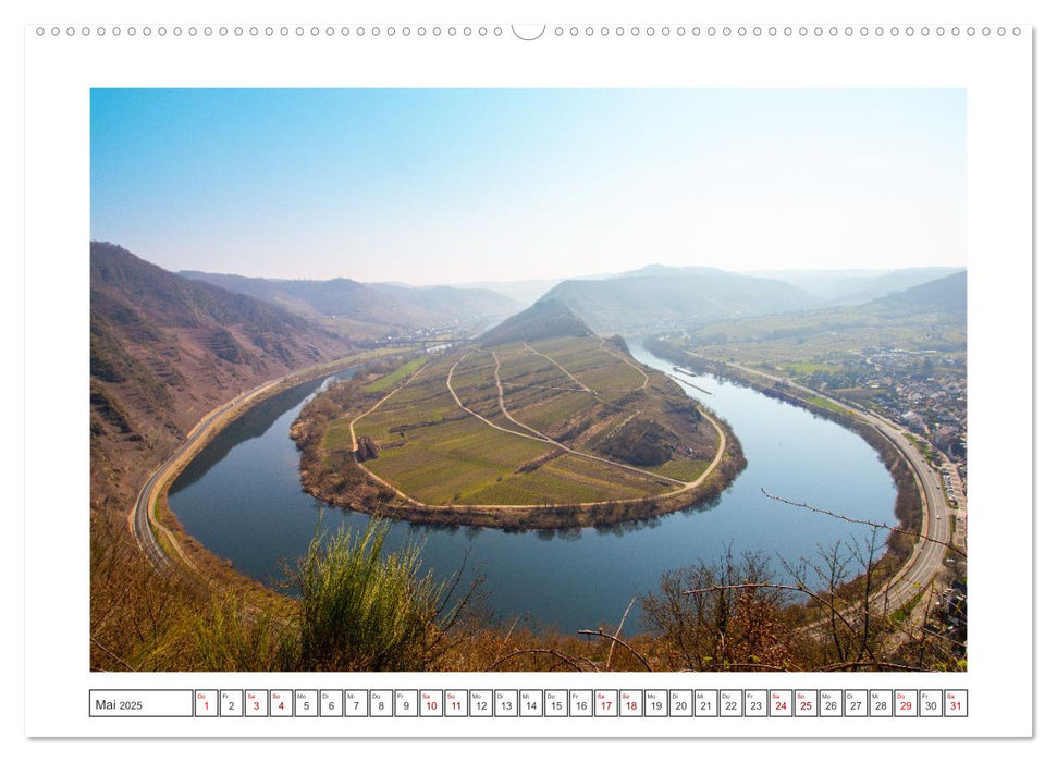 Die Mosel erwacht aus Ihrem Winterschlaf (CALVENDO Premium Wandkalender 2025)