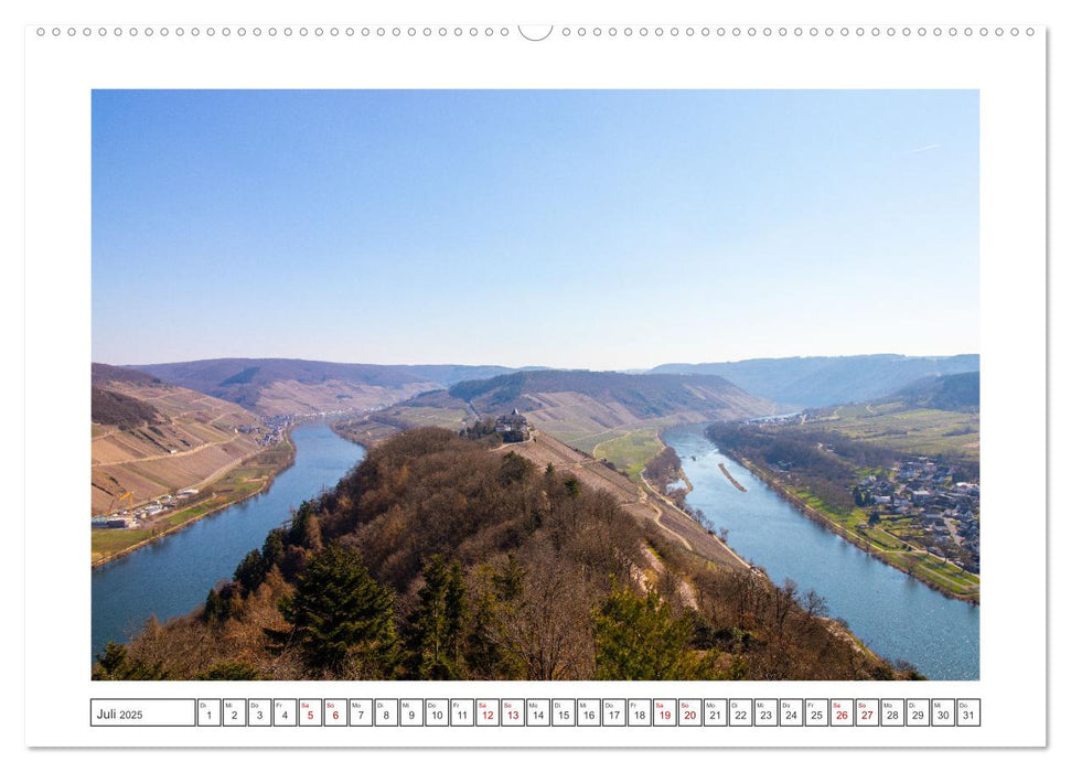 Die Mosel erwacht aus Ihrem Winterschlaf (CALVENDO Premium Wandkalender 2025)